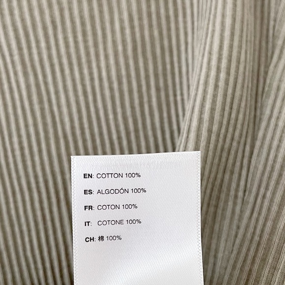 JOHN ELLIOTT Asymmetrical Neck Top Cotton Rib In Brush - Picture 13 of 13